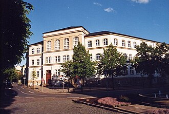 A German school named after Johann Wolfgang von Goethe in Pirna, Germany