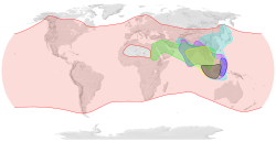Distribution of honey bees around the world[12]