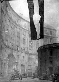 Hungarian flag (1949–1956) with the communist coat of arms cut out was an anti-Soviet revolutionary symbol