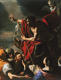 St. John the Baptist Preaching, c. 1665, by Mattia Preti