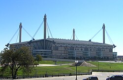 The Alamodome, home to the Spurs from 1993 to 2002