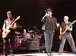 U2 on 'Vertigo Tour' concert, November 2005, Madison Square Gardens, New York