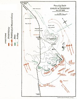 Map of the battle