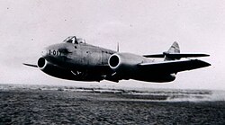 Argentine Gloster Meteor F.4, c. 1955