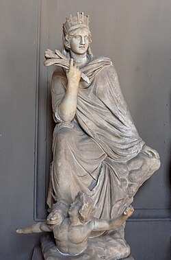 The Týkhē (Fortune) of Antioch, Galleria dei Candelabri, the Vatican Museums
