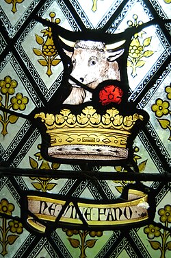 The Fane (Neville inspired) crest in Fulbeck's church.