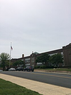 Exterior of Saint Elizabeth High School in Wilmington, DE