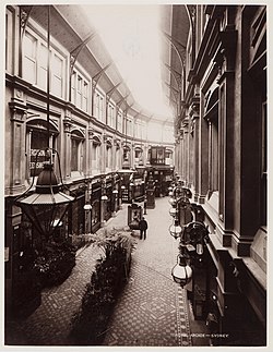 Royal Arcade, Sydney, 1892