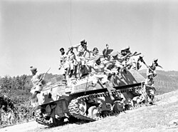 Infantrymen of the 1/5 Maratha Light Infantry during training, Florence, Italy, 28 August 1944