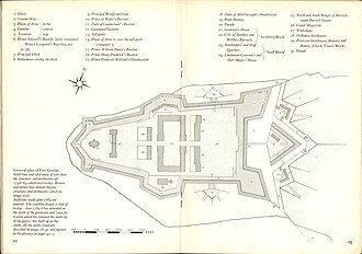 General plan of the fort.[7]