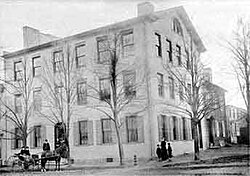 The House of David Wills in Gettysburg is where Abraham Lincoln put the finishing touches on the Gettysburg Address he had composed in Washington, D.C.