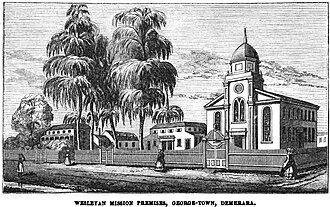Wesleyan Mission Premises, George-Town, Demerara (1850)[3]