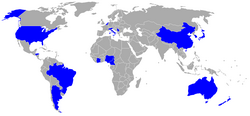 Countries of men's tournament