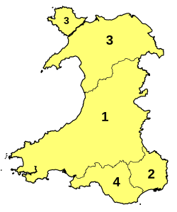 Police forces in Wales For the numbers see the list (left/below).