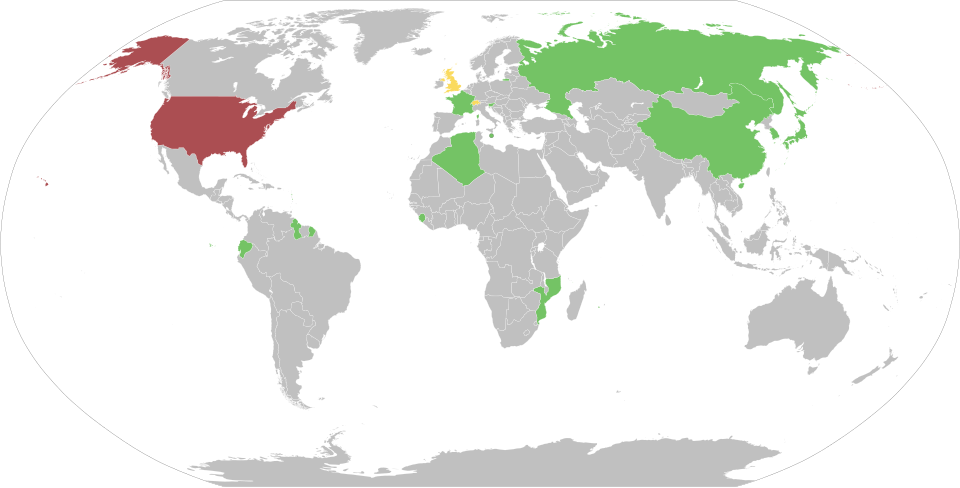2024 UNSC Members vote result: In favour Against Abstentions
