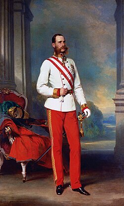 Portrait of Franz Joseph I by Franz Xaver Winterhalter, 1865
