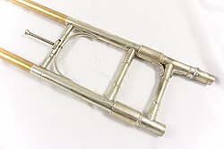 In-slide tuning on a Conn 70H bass trombone