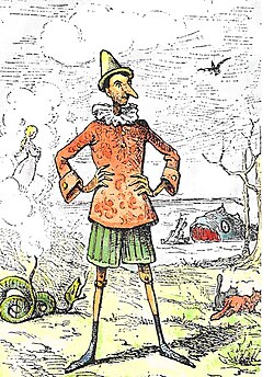 The Adventures of Pinocchio (1883) is a canonical piece of children's literature and one of the best-selling books ever published.[87]