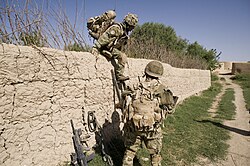 Soldiers from 1st Battalion, The Royal Gurkha Rifles on patrol in Helmand Province in Afghanistan in 2010.
