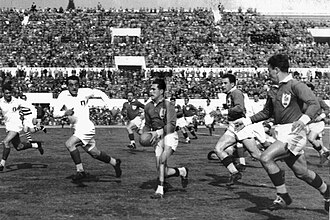 Final of the 1954 rugby union European Cup Italy v France