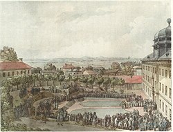 King Gustav III visits the university in 1786