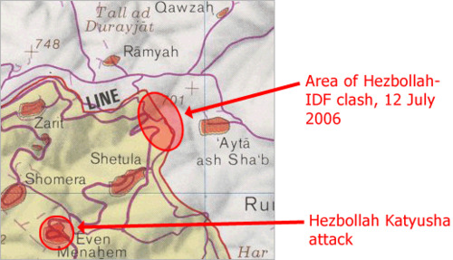 The cross-border raid map