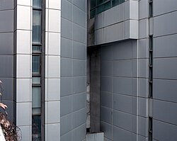 Aluminum panel framed steel building in Korea
