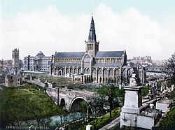 The Cathedral of St Mungo's. Saint Mungo is reputed to have founded the city in the 6th century