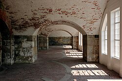 The United States Naval Academy was moved to Fort Adams in Newport during the Civil War.