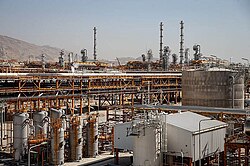South Pars Gas-Condensate field, the world's largest gas field, holds 8% of Earth's gas reserves.[484]
