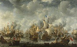 The Battle of Scheveningen, 10 August 1653