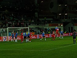 Estonia vs Turkey at the Lilleküla Stadium. 0–0 draw, 15 October 2008.