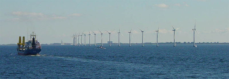 Middelgrunden turbines in Øresund