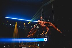 Scott performing in 2017