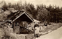 A backstuga in småland (c. 1900)