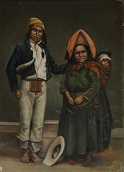 Aymara people painting, 1890