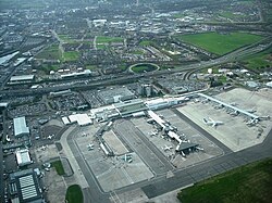 Glasgow Airport is the largest of the two airports that serve Glasgow