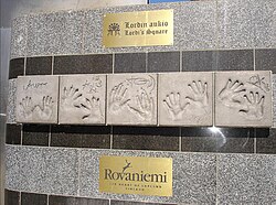 The sign at Lordi's Square in Rovaniemi