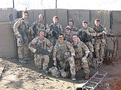 Royal Marines of 45 Commando at FOB Jackson, Helmand Province, 2009