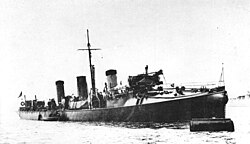 HMS Havock, the first ship formally designated as destroyer class, 1894