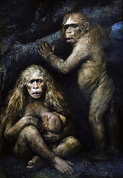Portrait of two ''P. alalus'', speculative species