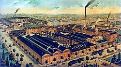 Factories and corporations are considered private property.