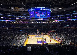 Interior of Crypto.com Arena