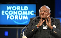 Tutu at the World Economic Forum in 2009