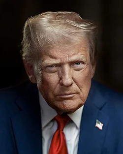 Official presidential portrait of Donald Trump, 2025