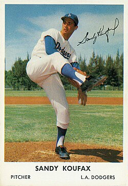 Hall of Fame P Sandy Koufax (1955–1966)