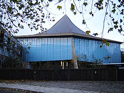 The Commonwealth Institute building in Kensington, headquarters of the Commonwealth Education Trust