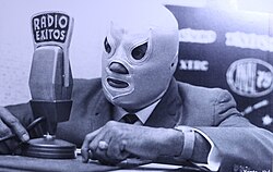 El Santo, one of the most iconic Mexican luchadores