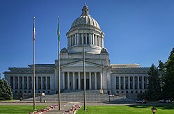 The Washington State Capitol building in Olympia