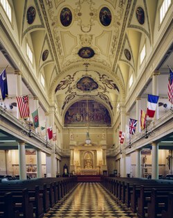 Interior of the cathedral